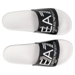 AF15118.FC079 Ciabatte Mare Uomo Bianche e Nere