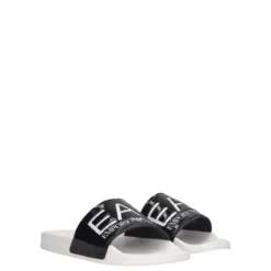 AF15118.FC079 Ciabatte Mare Uomo Bianche e Nere
