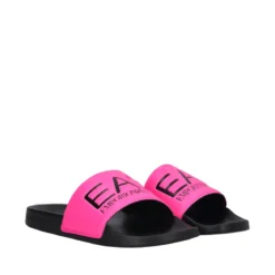 AF15118.M4034 Ciabatte Donna Fucsia Fluo e Nere