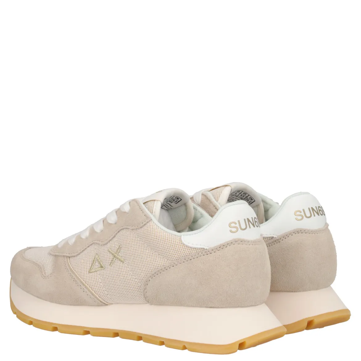 ALLY GLITTER TEXTILE Sneakers Donna Oro