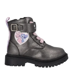 Anfibi Bambina Argento Metallizzato - Stitch