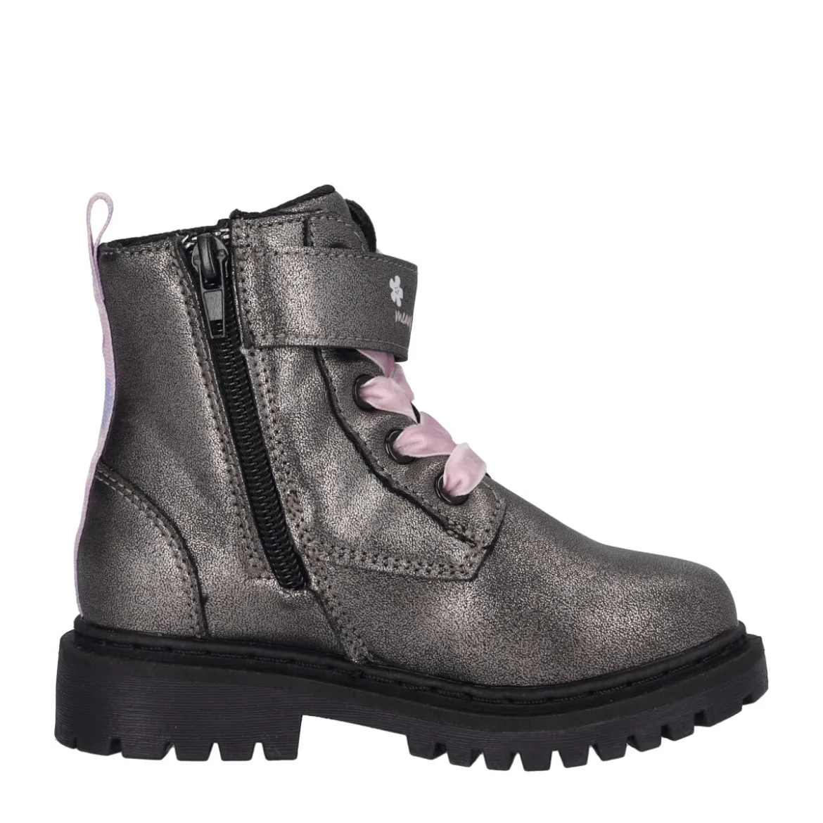 Anfibi Bambina Argento Metallizzato - Stitch
