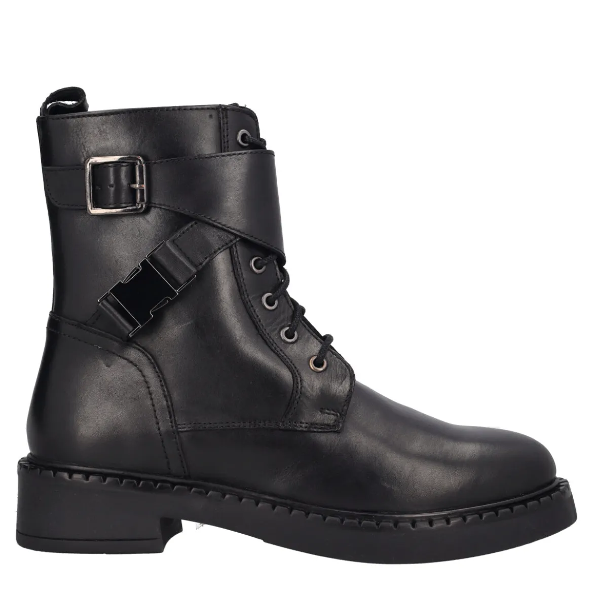 Anfibi Donna Neri in Pelle