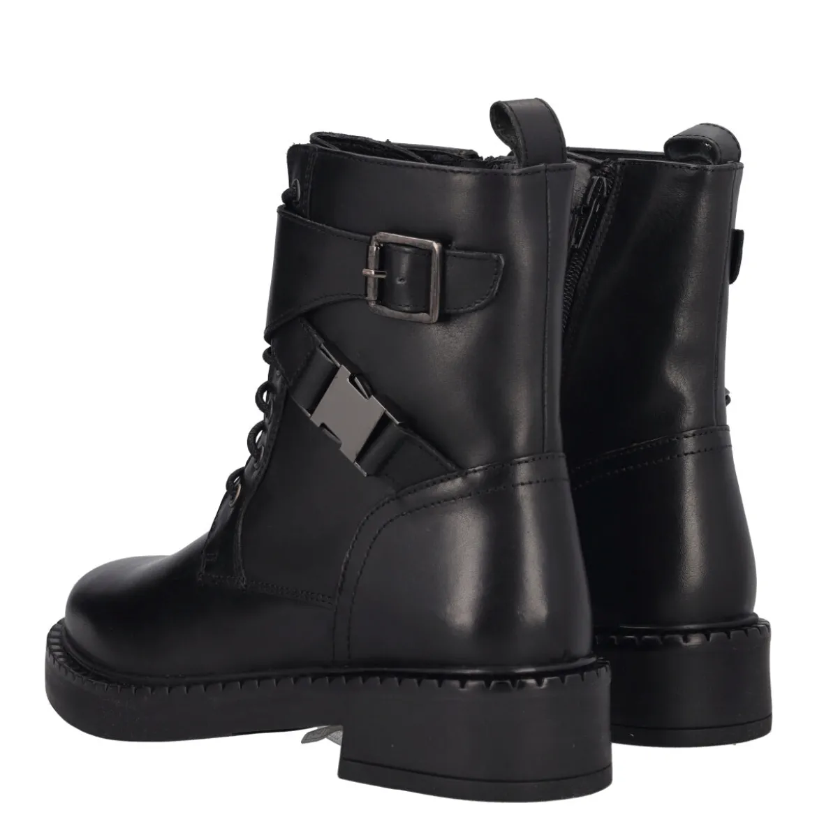 Anfibi Donna Neri in Pelle