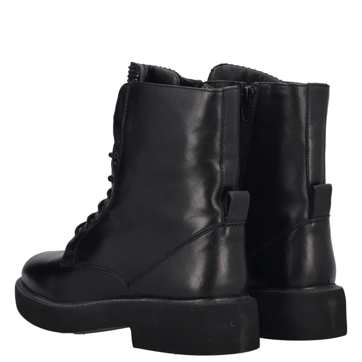Anfibi Donna Neri in Pelle
