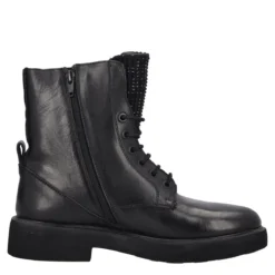 Anfibi Donna Neri in Pelle