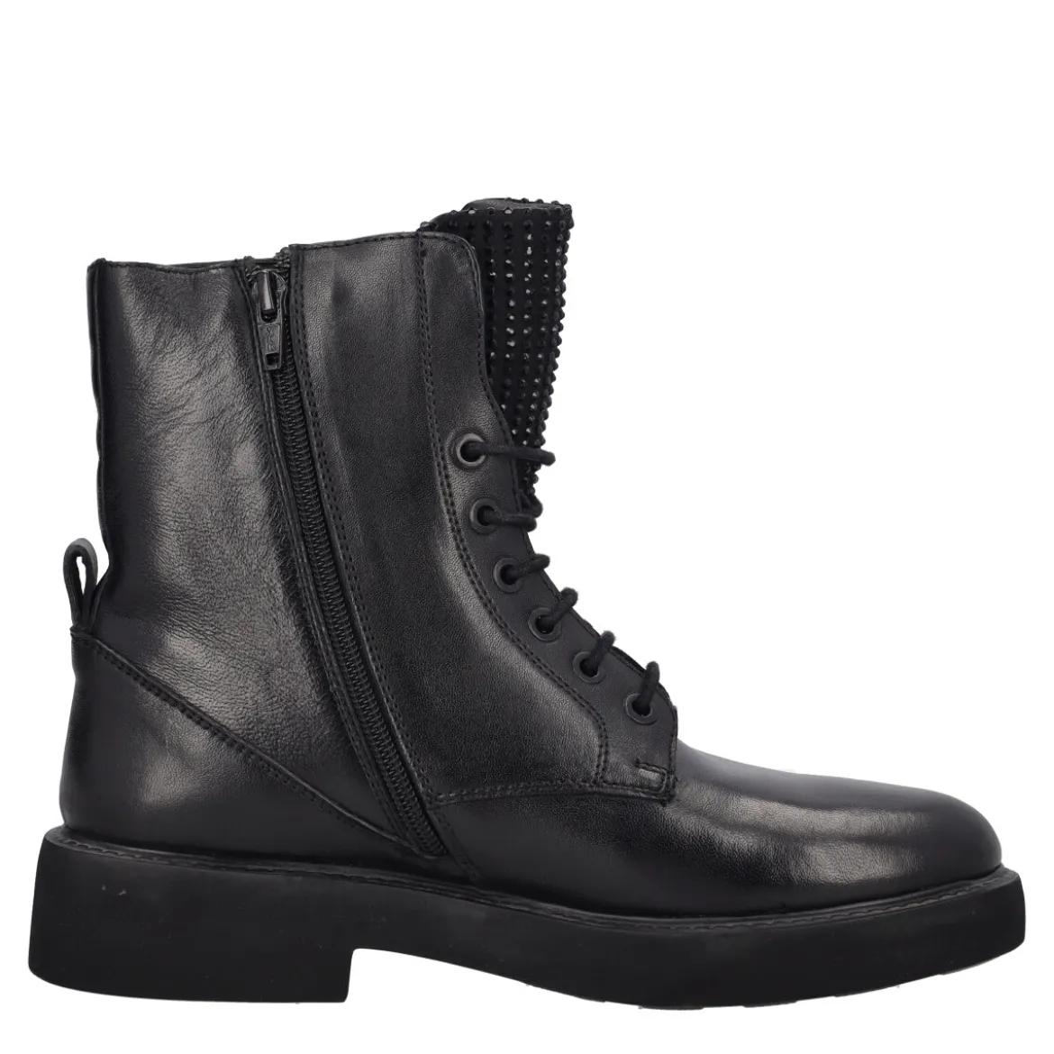 Anfibi Donna Neri in Pelle