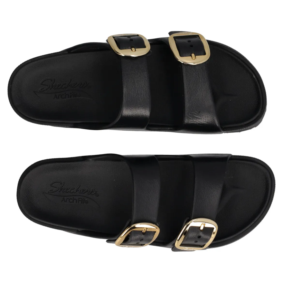 ARCH FIT CAL BREEZE GOLD STAR Ciabatte Donna Nere e Oro
