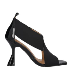 ARETHA Sandali con Tacco Donna Neri Alti 9 cm