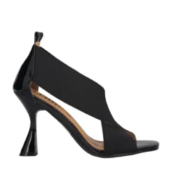 ARETHA Sandali con Tacco Donna Neri Alti 9 cm