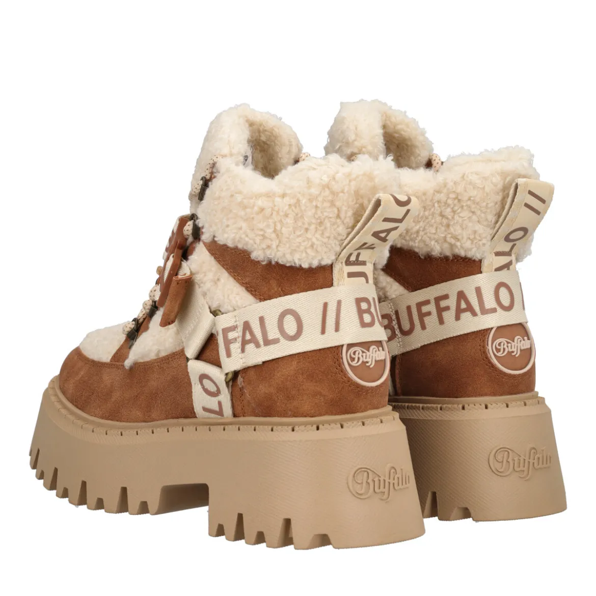 ASPEN Polacco Donna Beige e Cognac