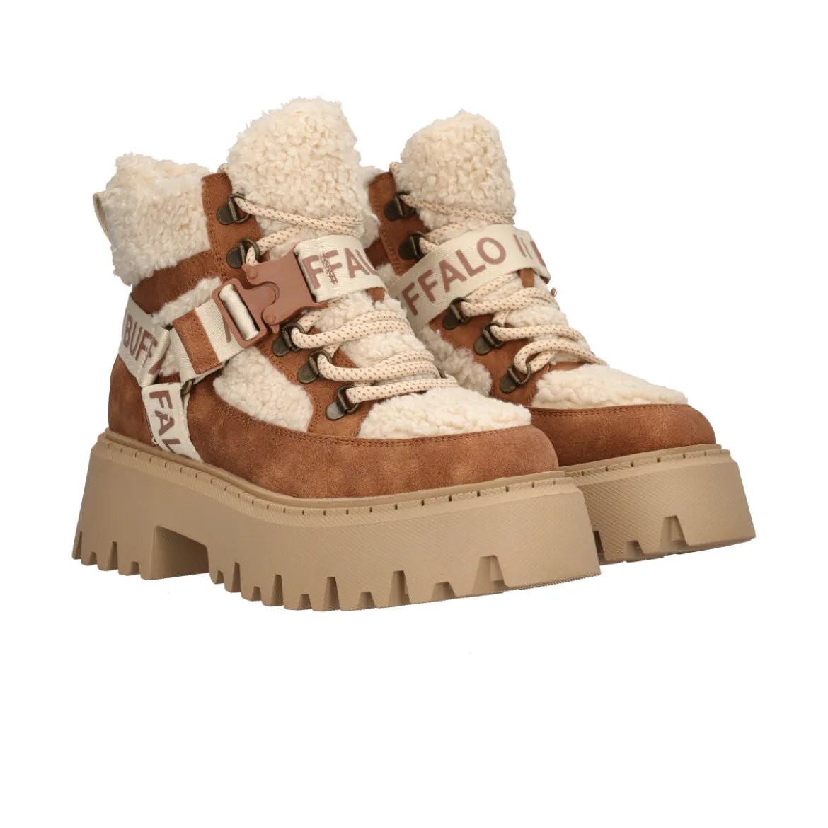 ASPEN Polacco Donna Beige e Cognac