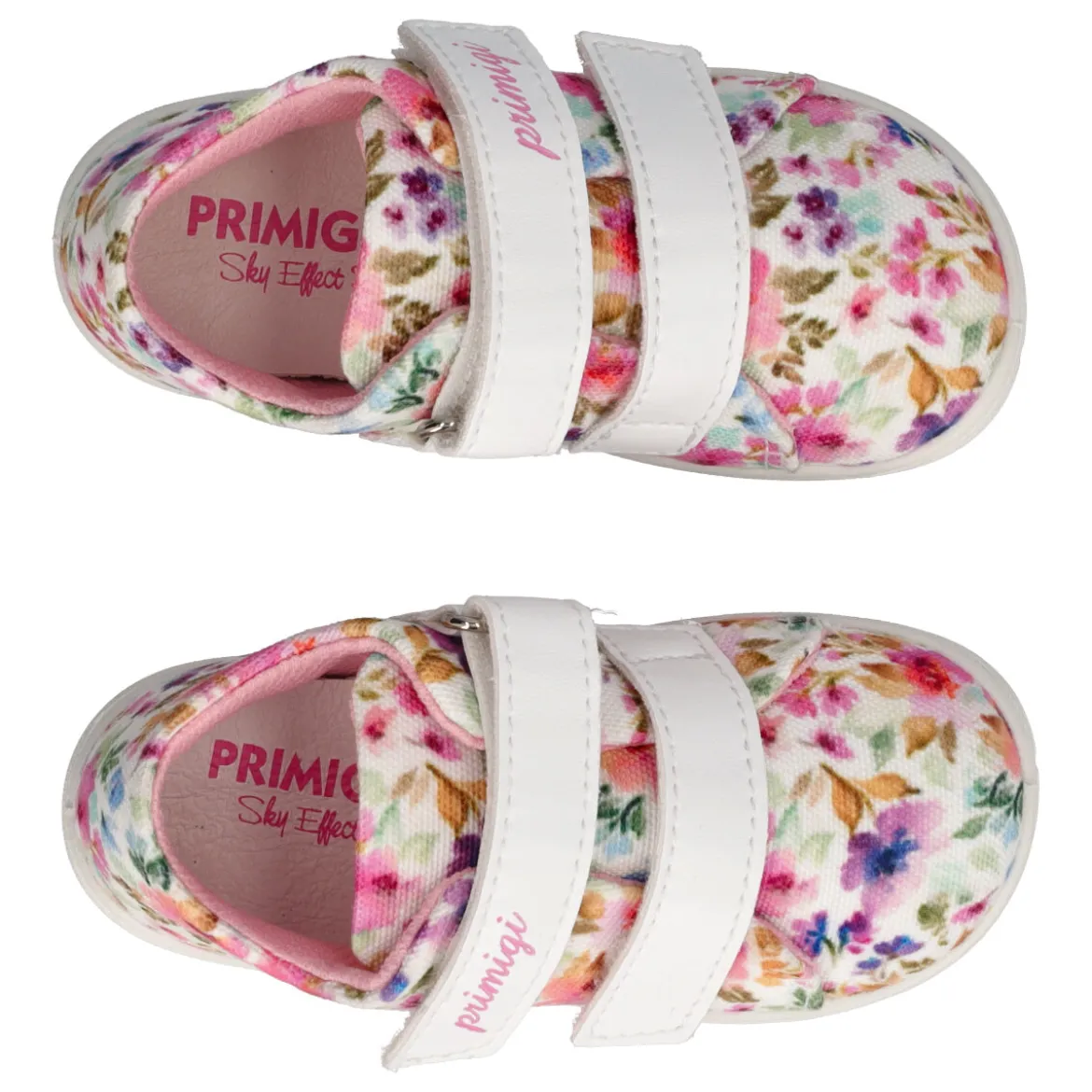 BABY AYGO Sneakers Bambina Floreale con doppio Straps