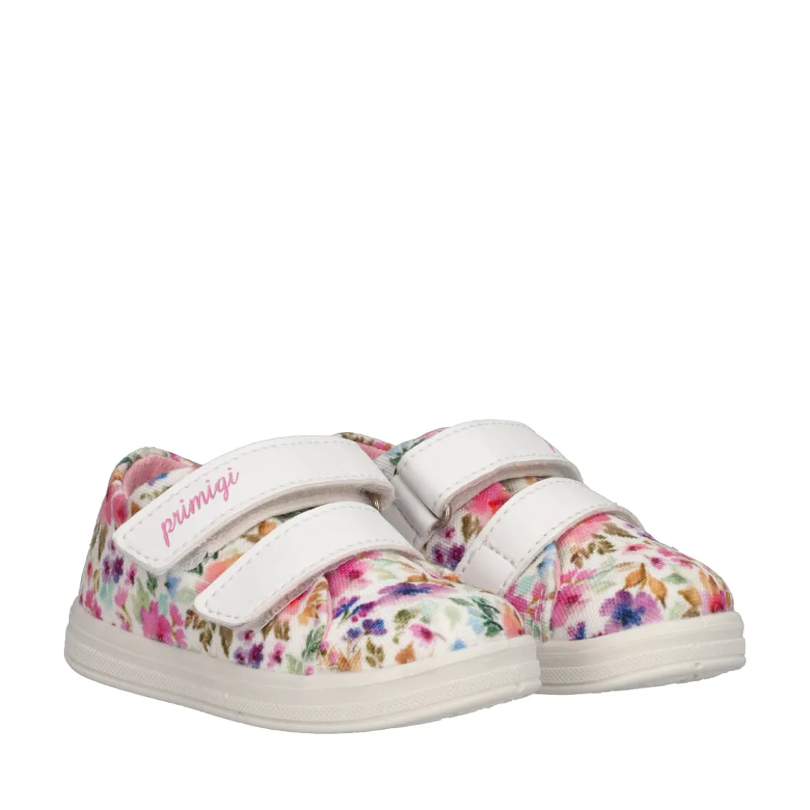 BABY AYGO Sneakers Bambina Floreale con doppio Straps