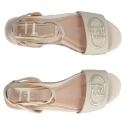 BALI 02 Espadrillas con Zeppa Beige