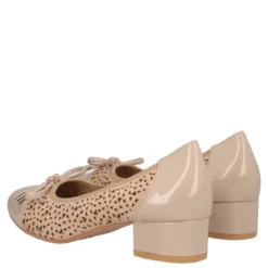 Ballerina con Tacco Donna Beige
