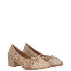 Ballerina con Tacco Donna Beige