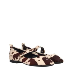 Ballerine Donna Animalier in Pelle