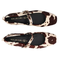 Ballerine Donna Animalier in Pelle