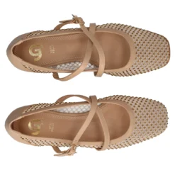 Ballerine Donna beige e Oro