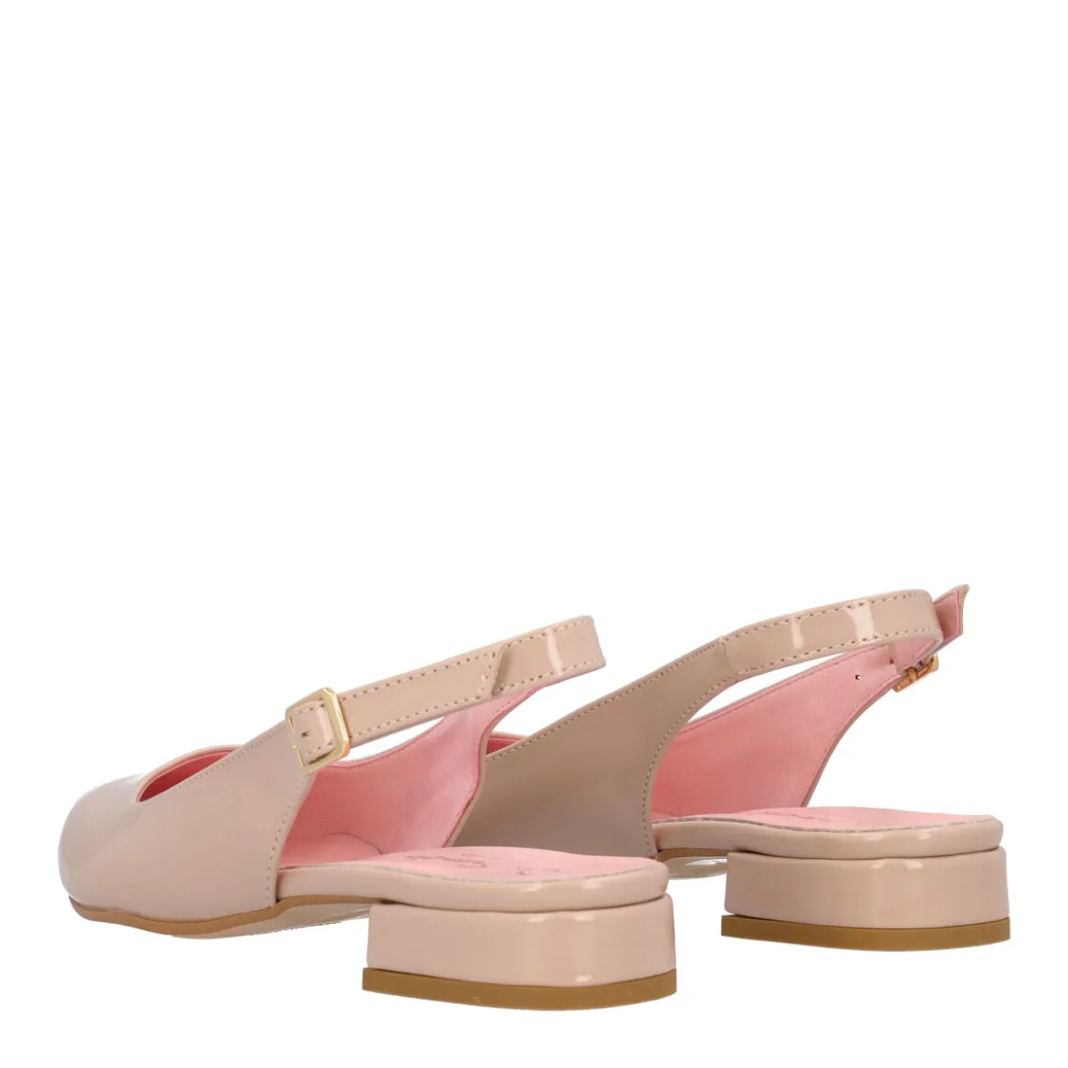 Ballerine in vernice nude