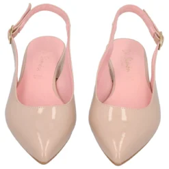 Ballerine in vernice nude