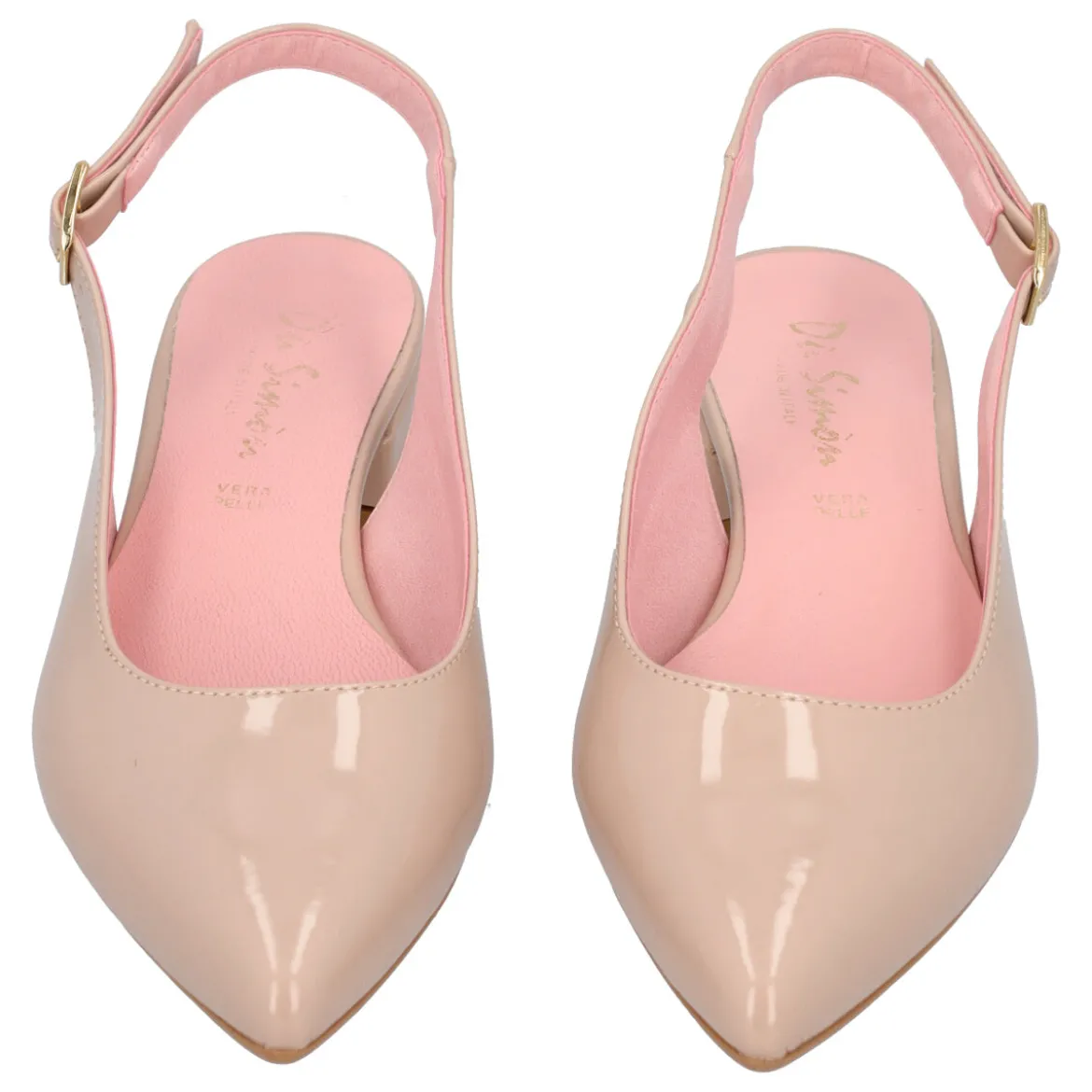 Ballerine in vernice nude