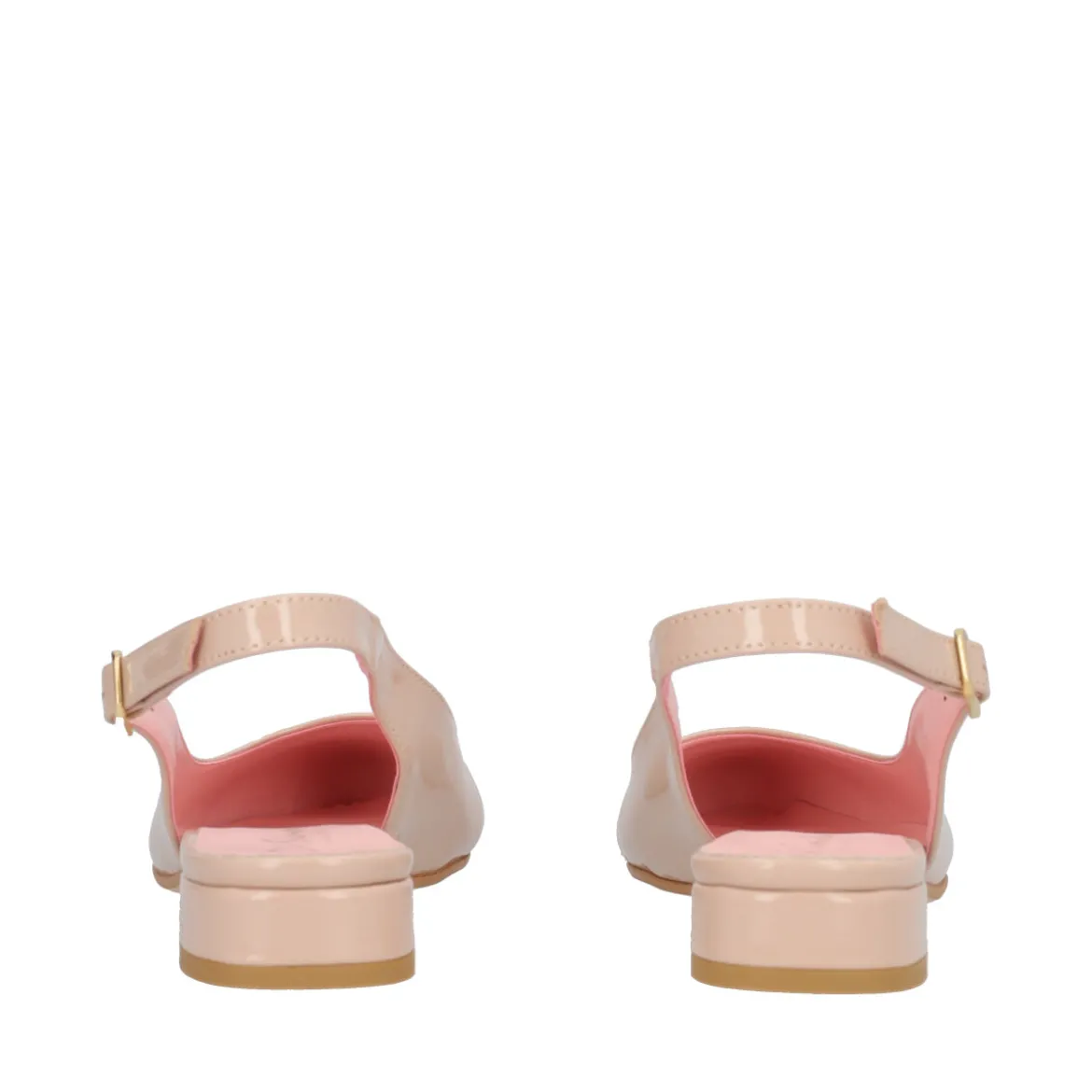 Ballerine in vernice nude