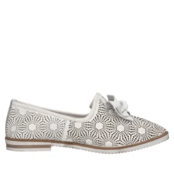 Ballerine Mocassini Donna Bianche