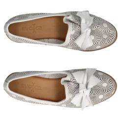 Ballerine Mocassini Donna Bianche
