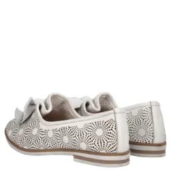 Ballerine Mocassini Donna Bianche