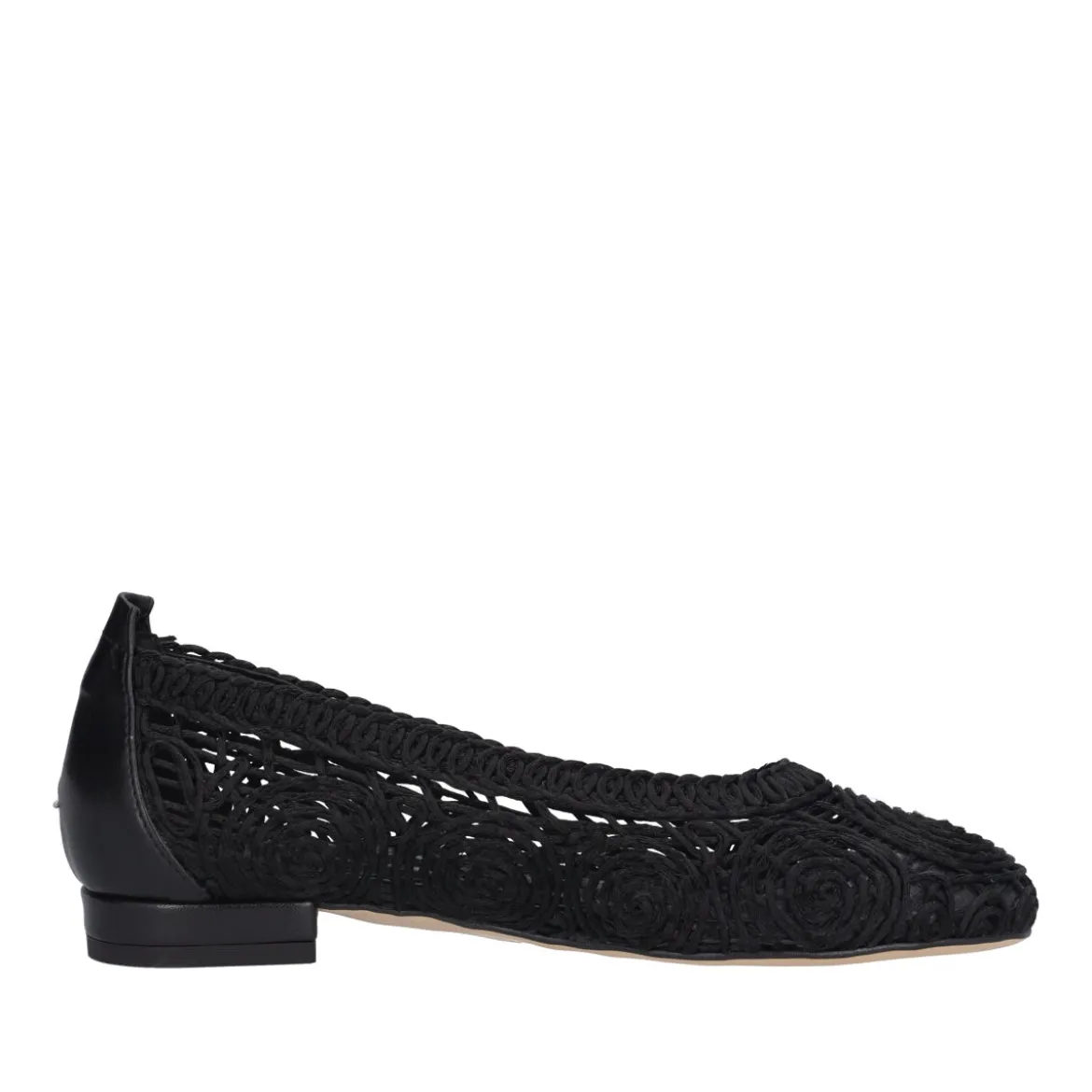 Ballerine Ricamo Nere