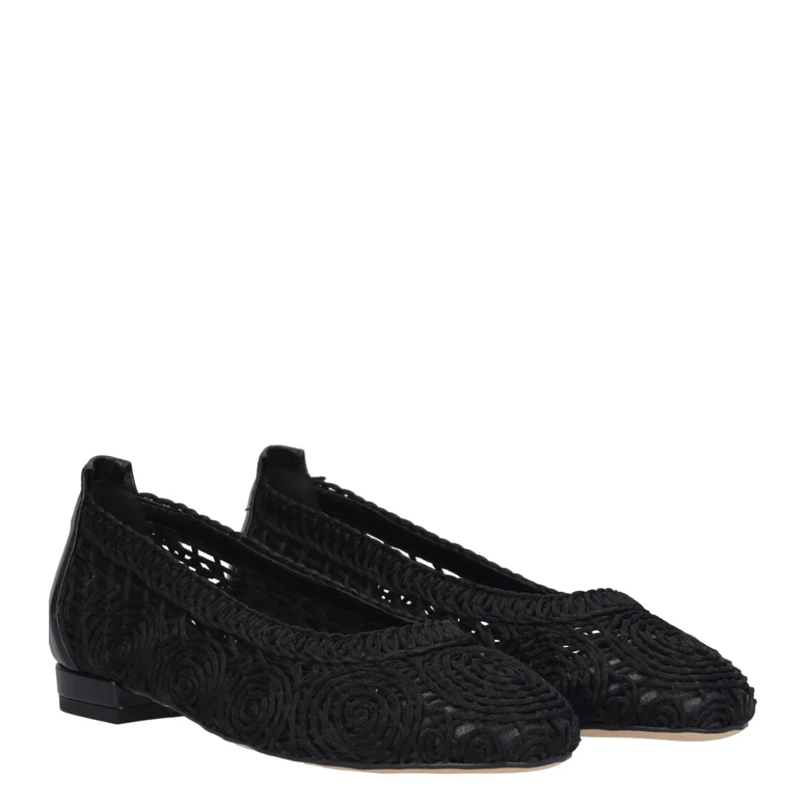 Ballerine Ricamo Nere