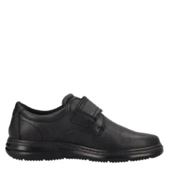 BELFAST Calzature Comfort Uomo Nere in Pelle