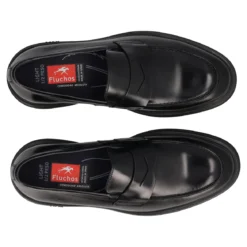 BELGAS Mocassini Uomo Neri