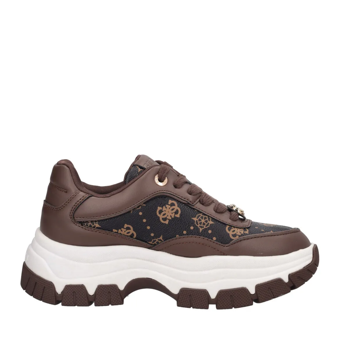 BERRETT2 Sneakers Donna Marroni e Bianche