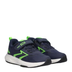 B&G RAPID Sneakers Bambino Blu e Verde Fluo