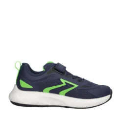 B&G RAPID Sneakers Bambino Blu e Verde Fluo
