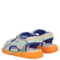 B&G SAND SPORTY Sandali Bambino Grigi