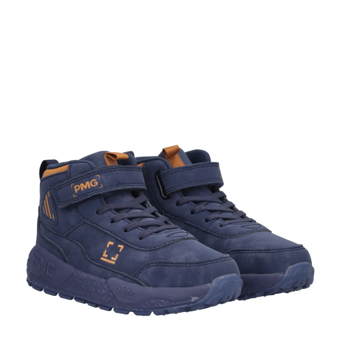 B&G STORM Sneakers Alte Bambino Blu