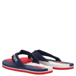 BORA BORA Infradito Uomo Blu, Bianche e Rosse