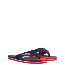 BORA BORA Infradito Uomo Blu, Bianche e Rosse
