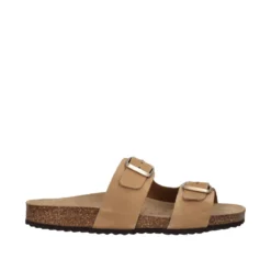 BRIONIA Ciabatte Donna Beige in Pelle