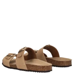 BRIONIA Ciabatte Donna Beige in Pelle