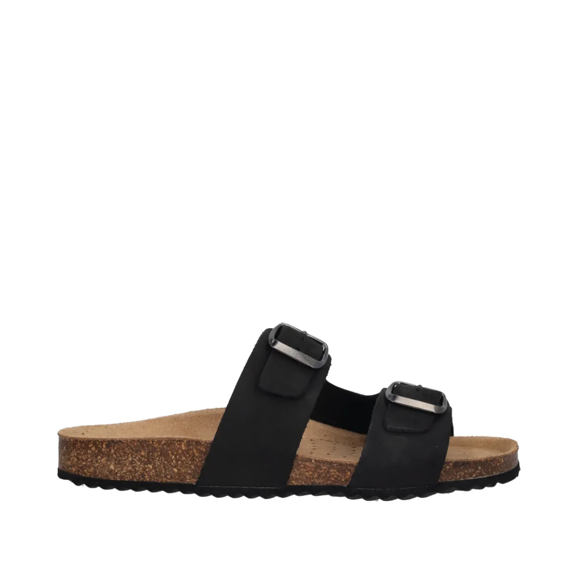 BRIONIA Ciabatte Donna Nere in Pelle