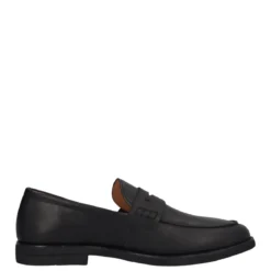 CALVIN 9 Mocassini Uomo Neri in Pelle