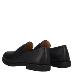 CALVIN 9 Mocassini Uomo Neri in Pelle