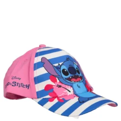 Cappello con Visiera Bambina Rosa Stitch
