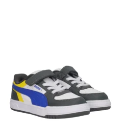CAVEN III BLOCK AC INF Sneakers Junior Bianche, Grigie e Blu
