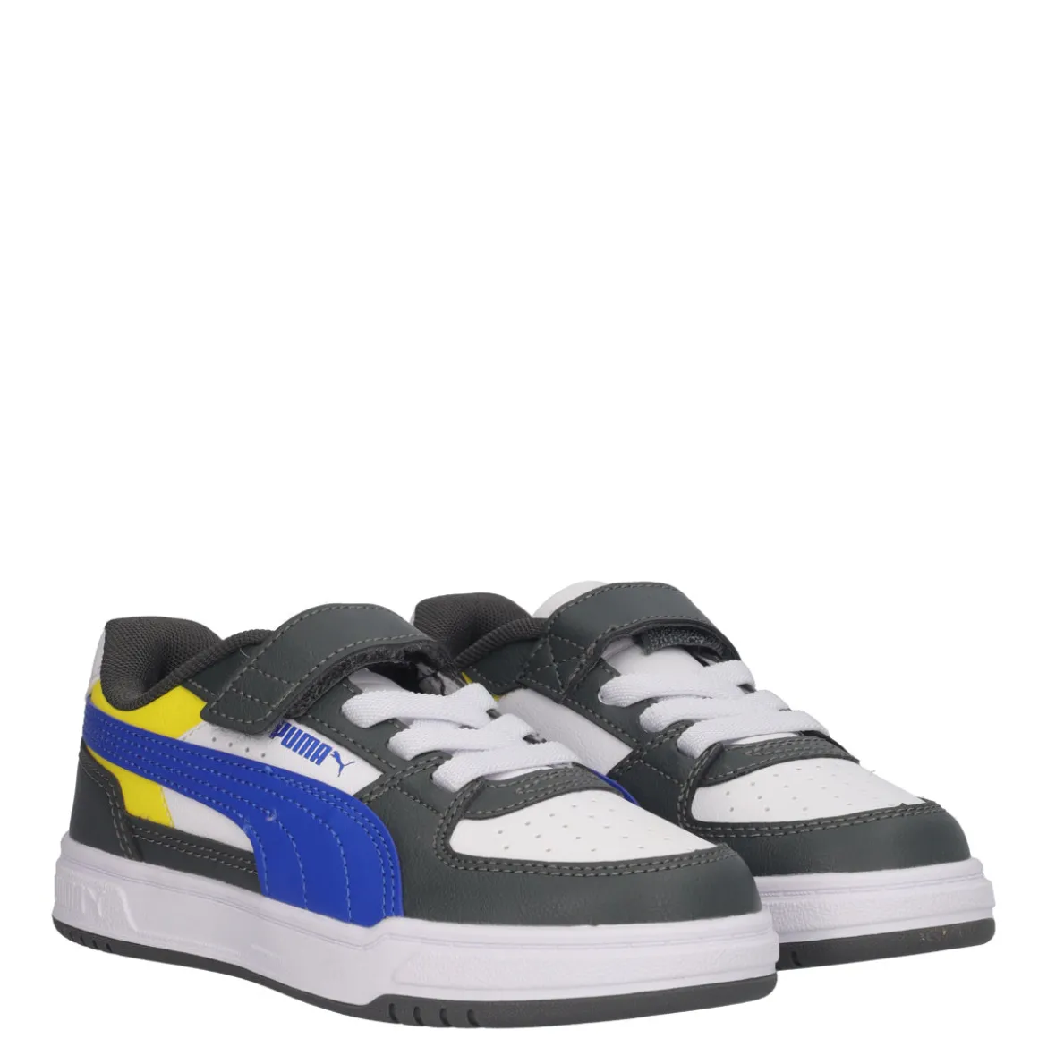 CAVEN III BLOCK AC PS Sneakers Junior Bianche, Grigie e Blu